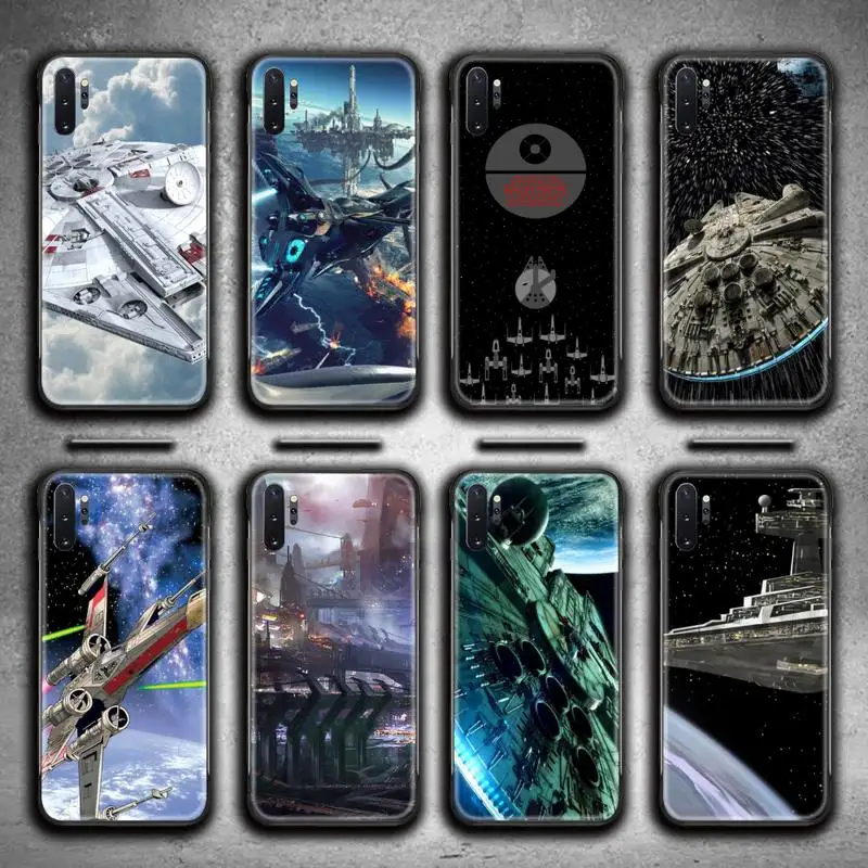 

Star Wars Spaceship Science Fiction Phone Case For Samsung Galaxy Note20 ultra 7 8 9 10 Plus lite M51 M21 M31S J8 2018 Prime