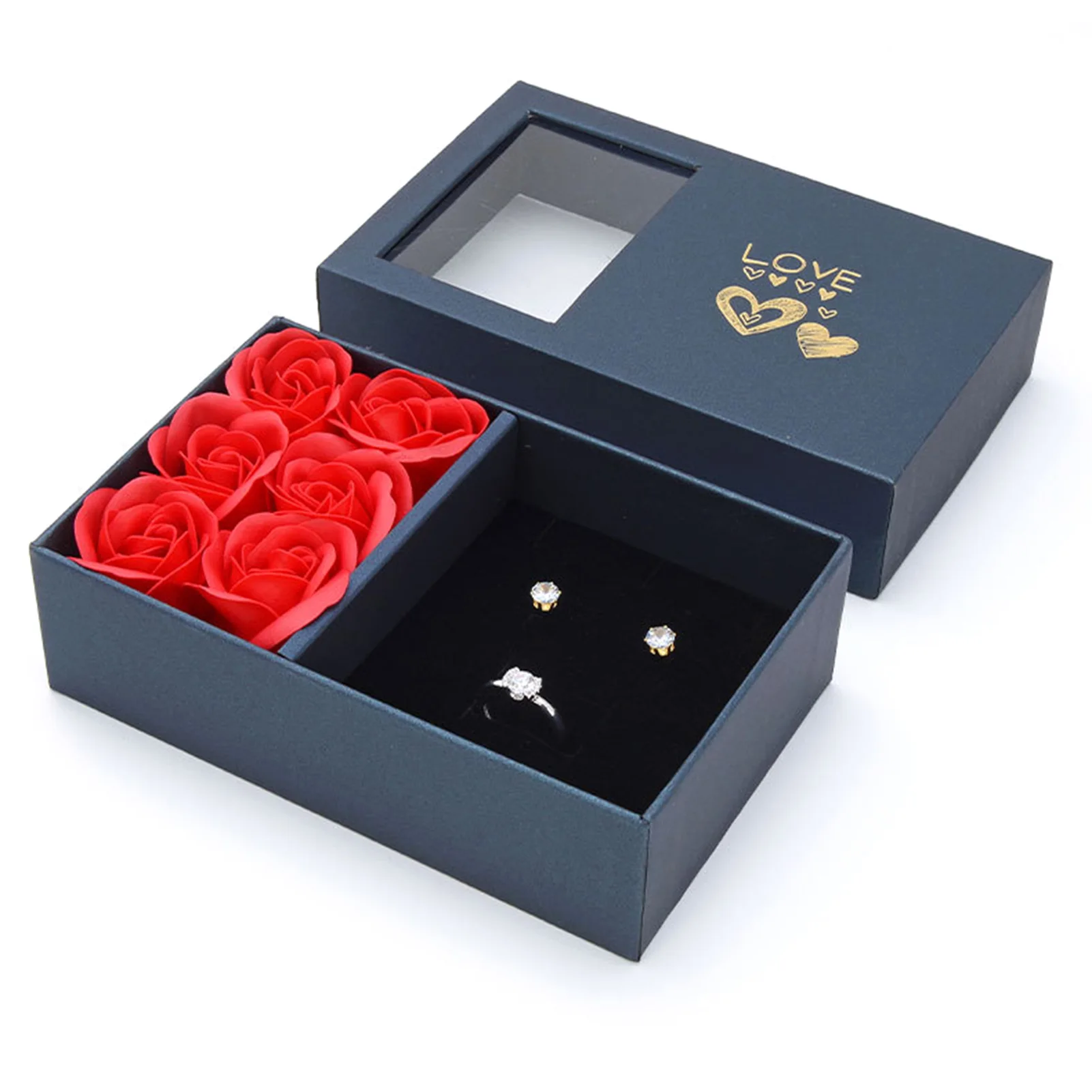 100 Languages I Love You Ring Wedding Gift For Mom Girlfriend Women