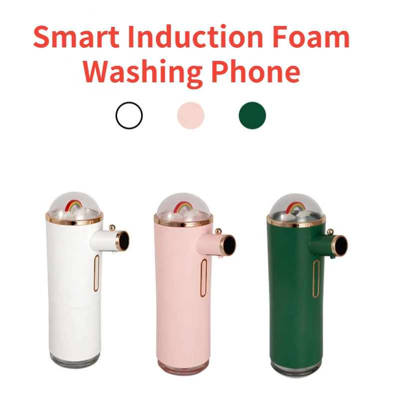 

Smart Induction Foam Washing Phone, Charging Touch-free Soap Dispenser Kitchen Hotel Foam Soap Dispenser Household Cleaning Tool