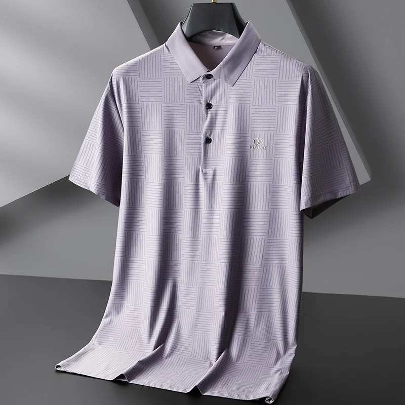 Новинка 2023 брендовые летние деловые рубашки 7XL 6XL 8XL для мужчин повседневная