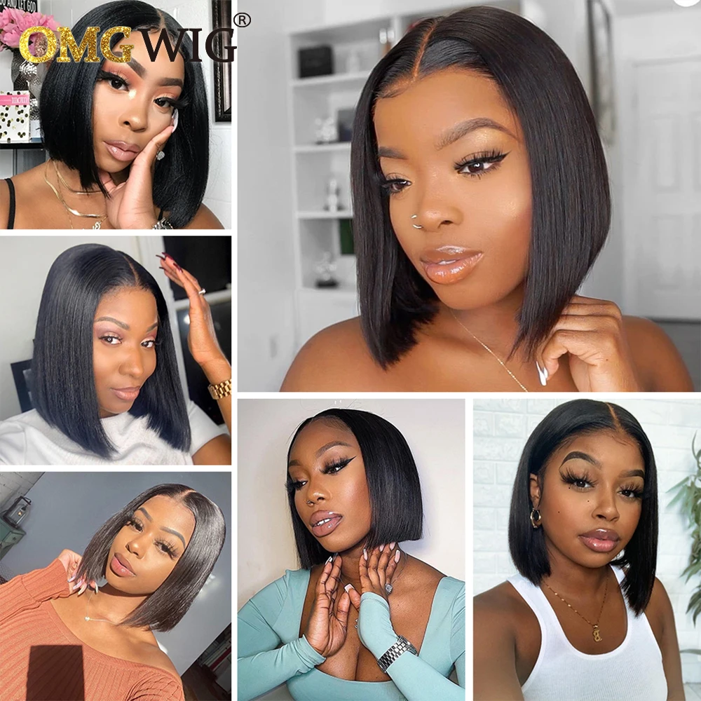 Парик фронтальный 13x6 прямые перуанские натуральные человеческие волосы