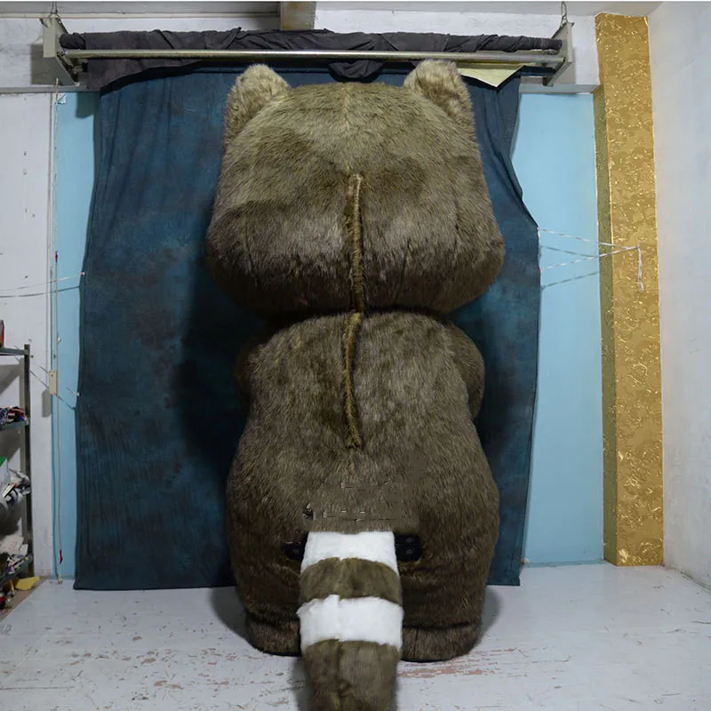 Надувной костюм енот Кукла Одежда талисман костюмы косплей вечевечерние игры