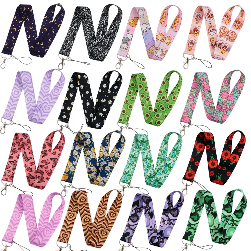 

Cute Lanyard for Key Neck Strap lanyard Card ID Badge Holder Key Chain Key Holder Key Rings Phone Charm Accessories Gifts