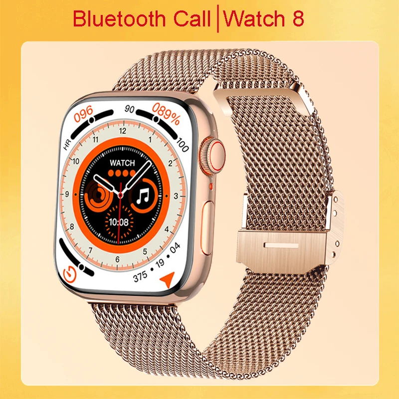 New NFC Smart Watch 8 Series Sport Fitness Watch Men Bluetooth Call Waterproof Full Touch Heart Rate Monitor Smartwatch Women