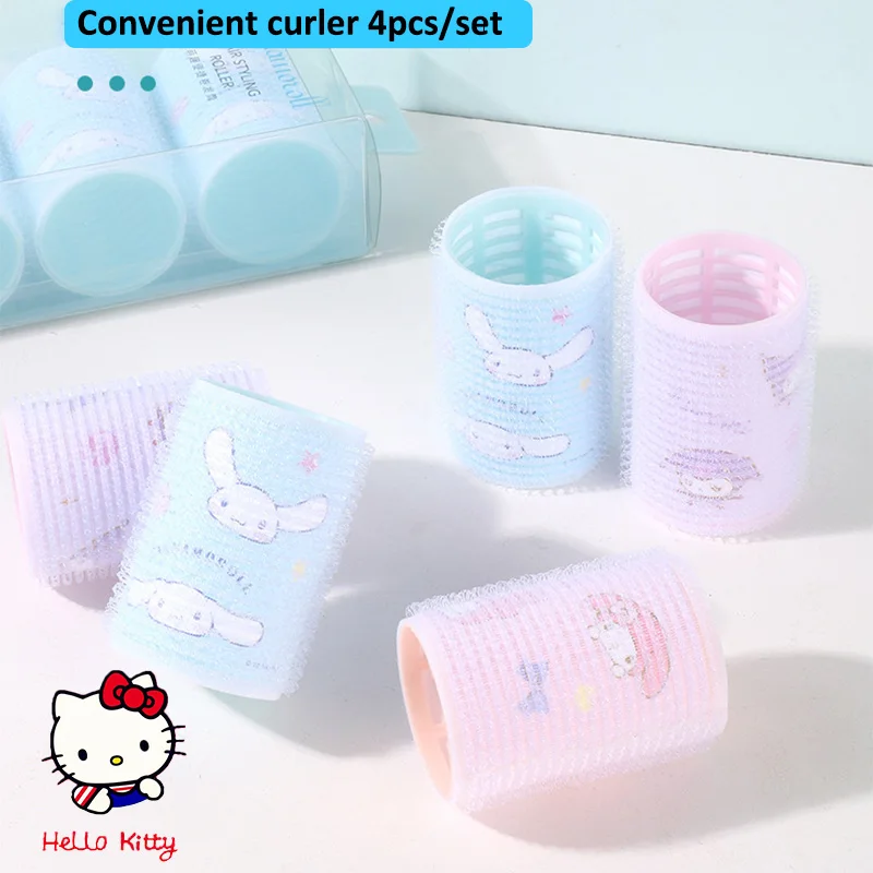 4 шт./набор бигуди для волос на липучке