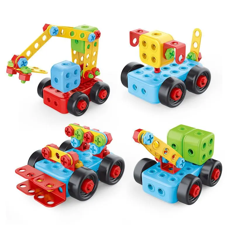 

Children Constructor Screw Assembly Machine Nut Building Blocks Kids DIY Assembling Educational Toy Designer for Boys Gift 288PC