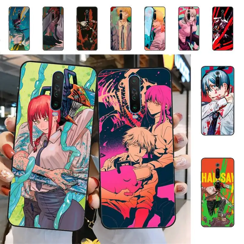 

Chainsaw Man Phone Case for Redmi 5 6 7 8 9 A 5plus K20 4X S2 GO 6 K30 pro