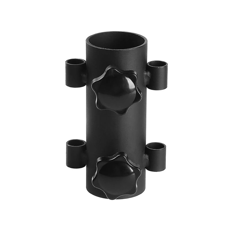 

2PCS Holder With Nut Canopy Rod Holder Tent Camping Accessories Adjustable Fixing Tube