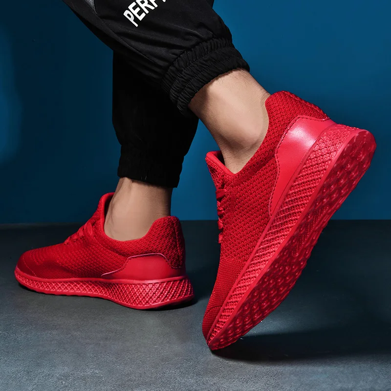 Men Fashion Running Shoes Breathable Casual Shoes Outdoor Sports Sneaker