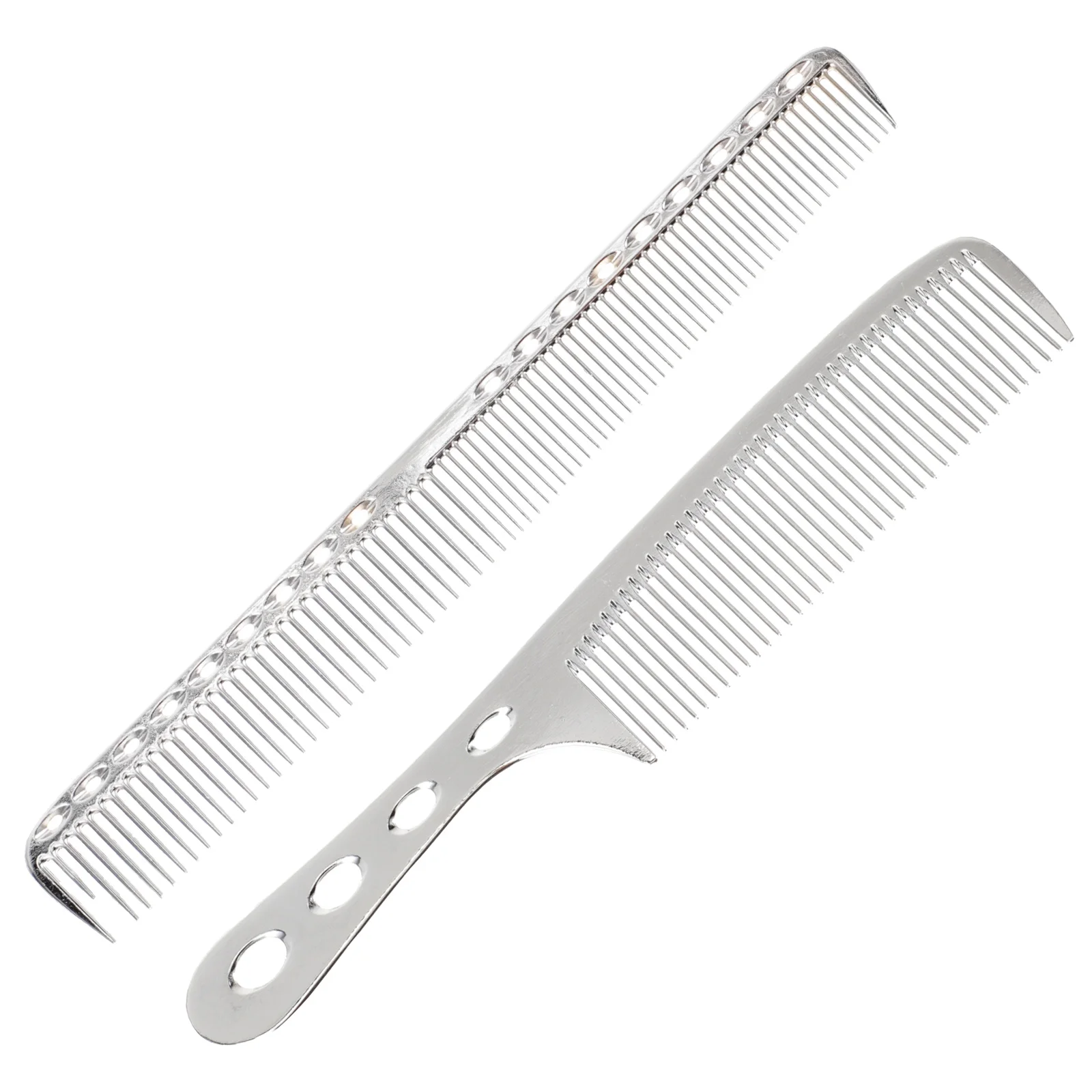 

Гребень из нержавеющей стали для мужчин и женщин, стимулятор для волос с тонкими зубьями, 2 шт.