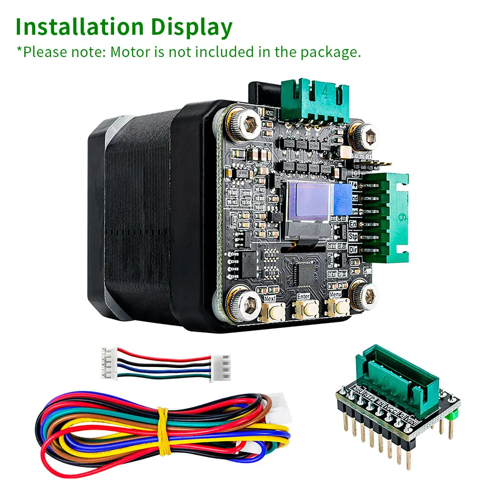 Фото Makebase MKS SERVO42C PCBA NEMA17 шаговый двигатель с замкнутым контуром, драйвер деталей 3D-принтера с ЧПУ предотвращает потери шагов для Gen_L SGen_L №3