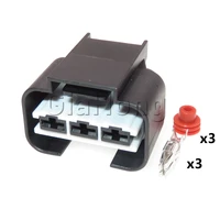 1 set 3 ways auto modification accessories sealed socket 1743271 2 automotive electronic fan electric cable connector