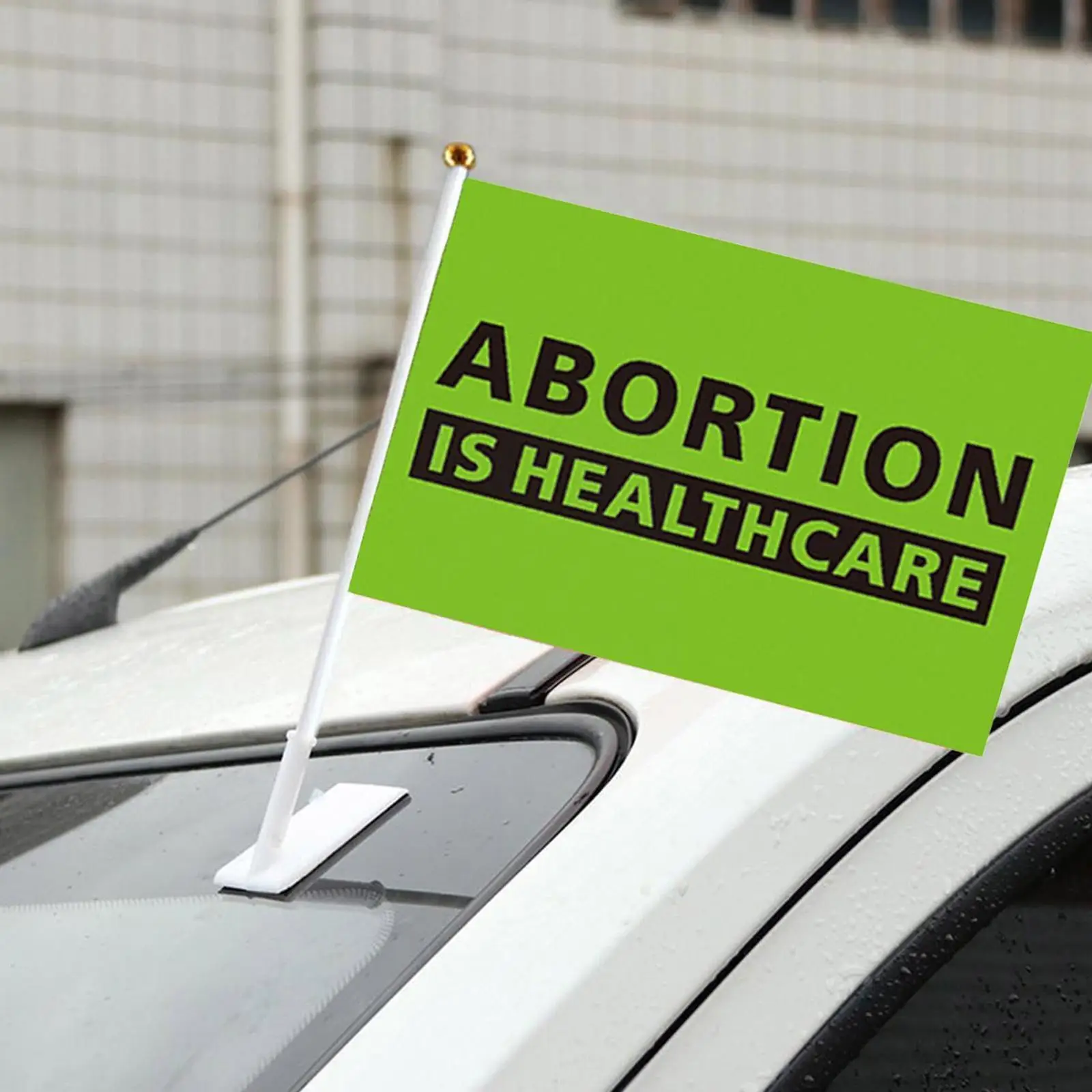 

12.*7.87inch Protect Choose Abortion Right Feminism Printing Polyester Polyester Gadsden Flag Printing Durable Dur I5g6