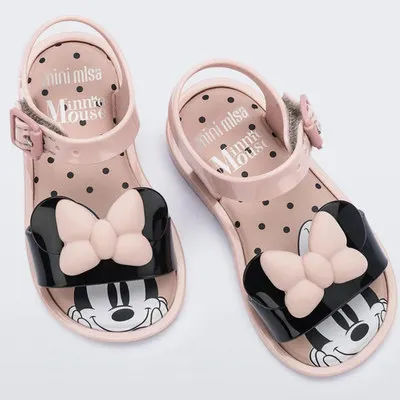 Новинка 2021 детская обувь Mini Melissa сандалии-желе с Микки Маусом и Минни Симпатичные