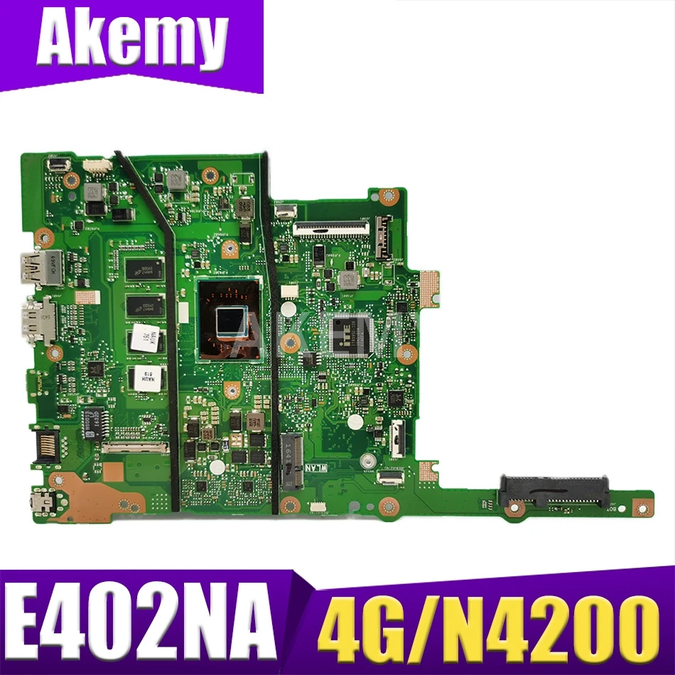 

90NB0C50-R00030 For ASUS E402NAS E402NA E402N Laptop Mainboard Motherboard w/ 4G RAM /N4200(14 inch Laptop )