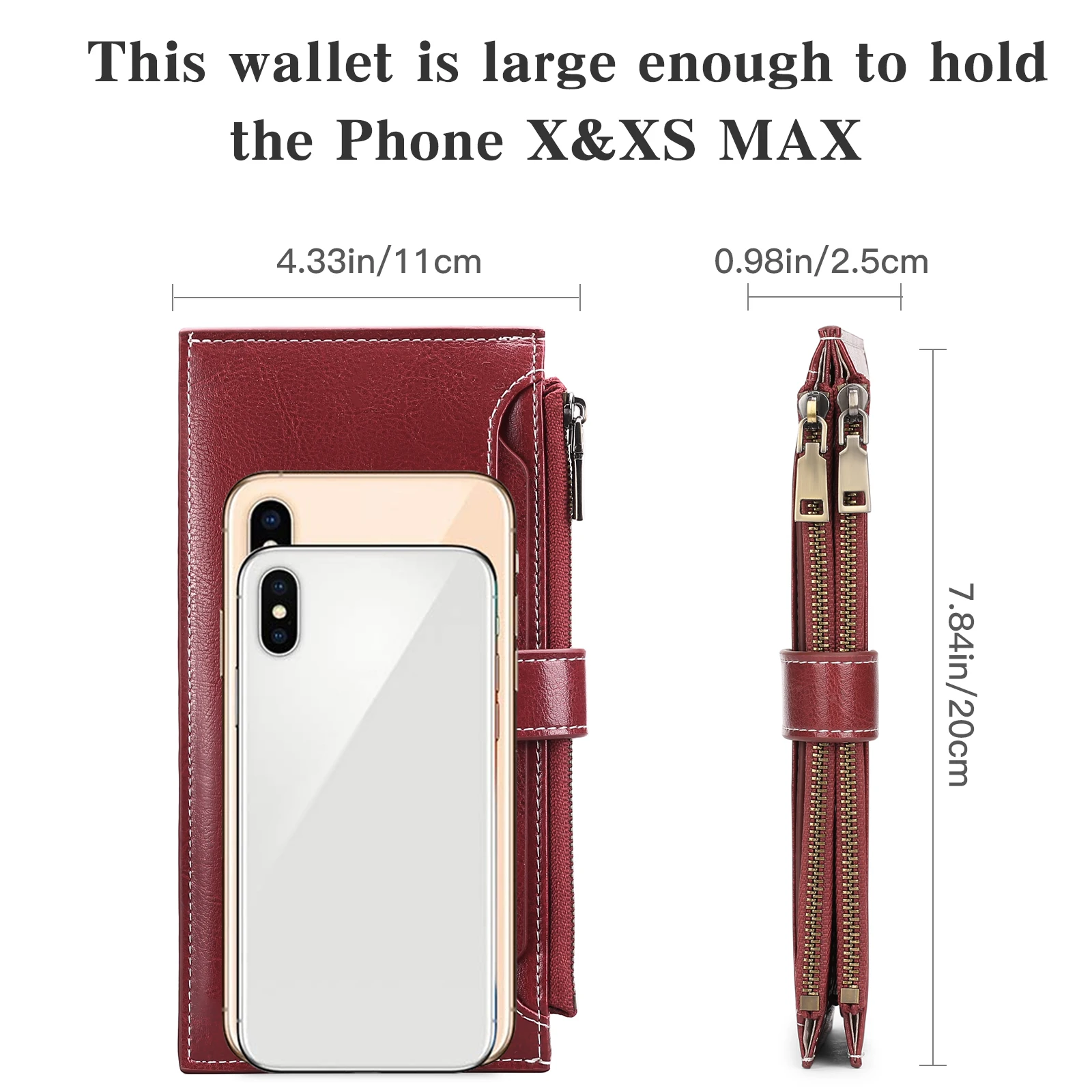 SENDEFN Fashion Men Long Wallet Women Long Purse Male Slim Money Bag Female Credit Card Holder Thin Two Fold Clutch For Ladies