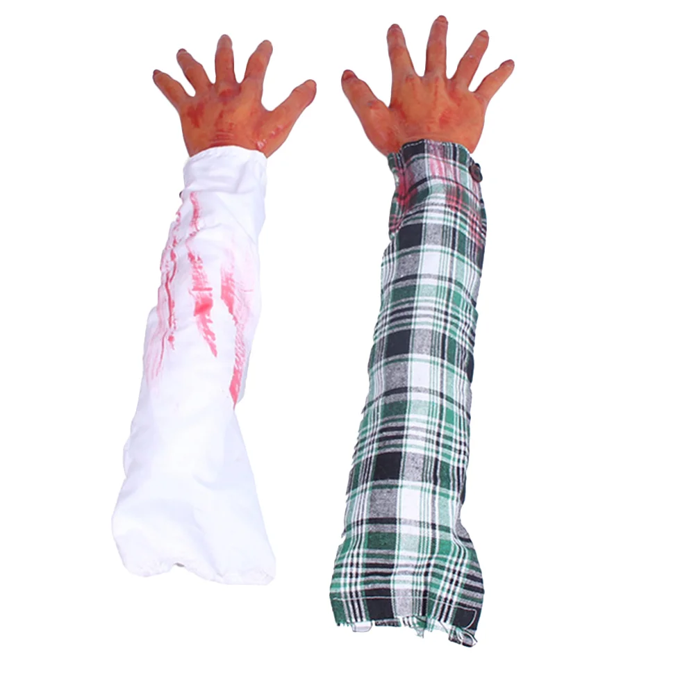 

Реквизит для фокусов, 2 шт., протективная часть тела для Хэллоуина, искусственные руки, игрушки, поставка священных имитаций