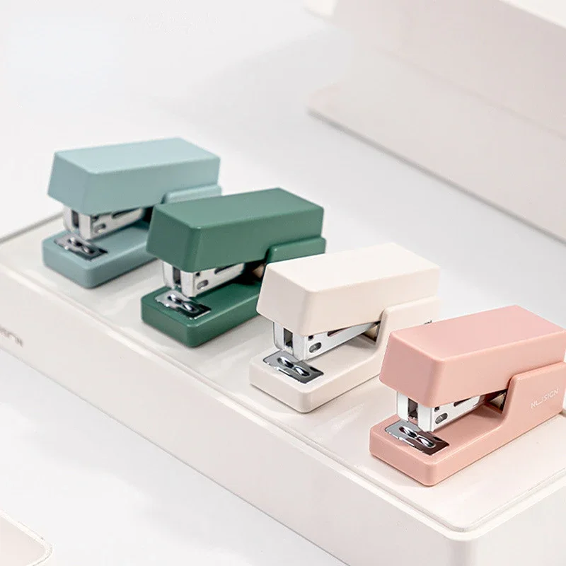 

Office Stapler Cute Binding Staples 640 Business 26/6 Hot Stationery 24/6 Mini Set Student With Small Morandi Supplies
