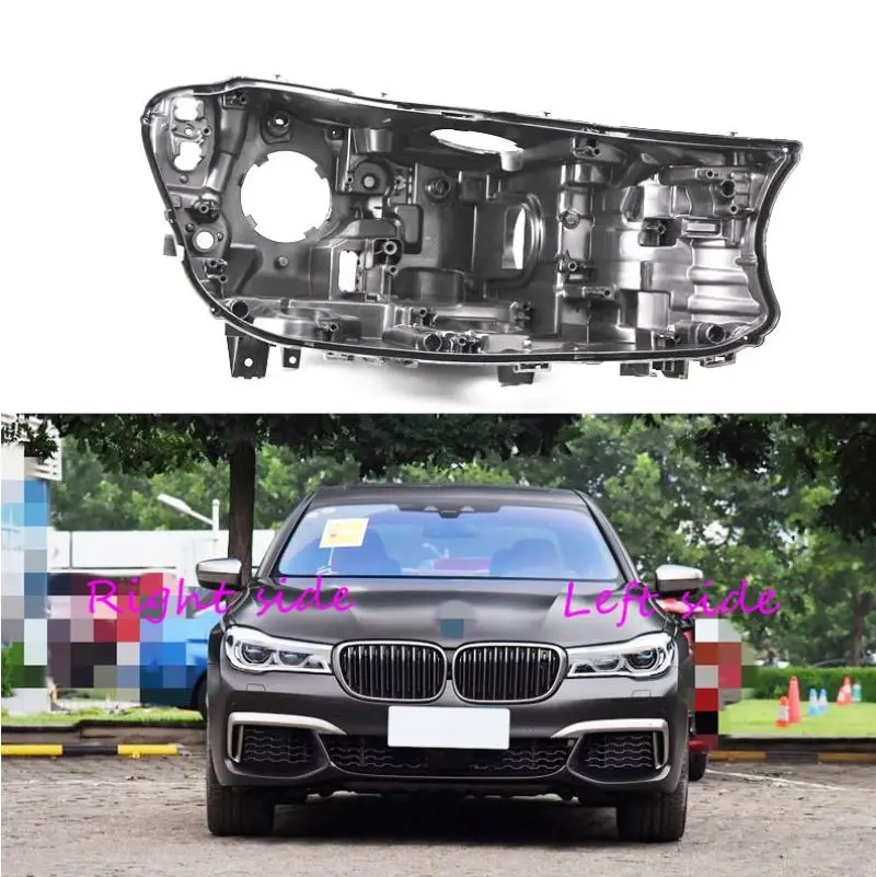 

Headlight Base For BMW 7 Series G11 G12 730 740 760 2016 - 2018 Headlamp House Car Rear Base Front Auto Headlight Back House