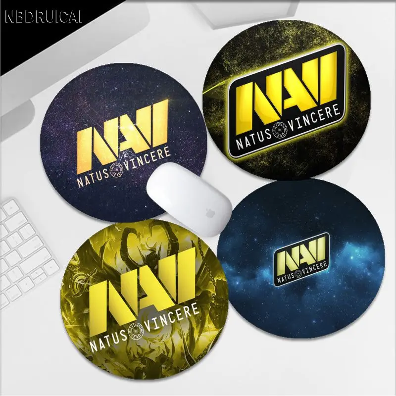 

Navi Natus Vincere Non-slip Round Desktop Desk Mat Kawaii Gaming Accessories Students Writing Pad Mouse Pad Desk Accessories