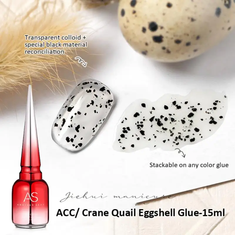 

15ml Eggshell Nail Gel Polish Glue Semi Permanent Transparent Gel Nail Polish Soak Off UV LED Gel Manicure Varnish Nail Decor