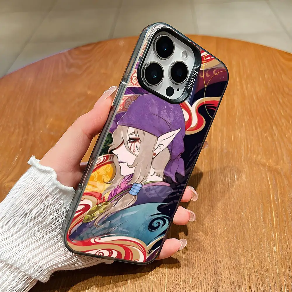 Фото Чехол для телефона M-Mononoke Fire R-Rat для iPhone 17 Air 16 15 14 Plus 13 12 11 Pro 7 8 XS Max XR, серебристо-черный, с бампером №5