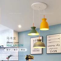 nordic pendant lights iron lampshade home decor hanging lamp for kitchen dining room kitchen lighting fixtures decorative lamps