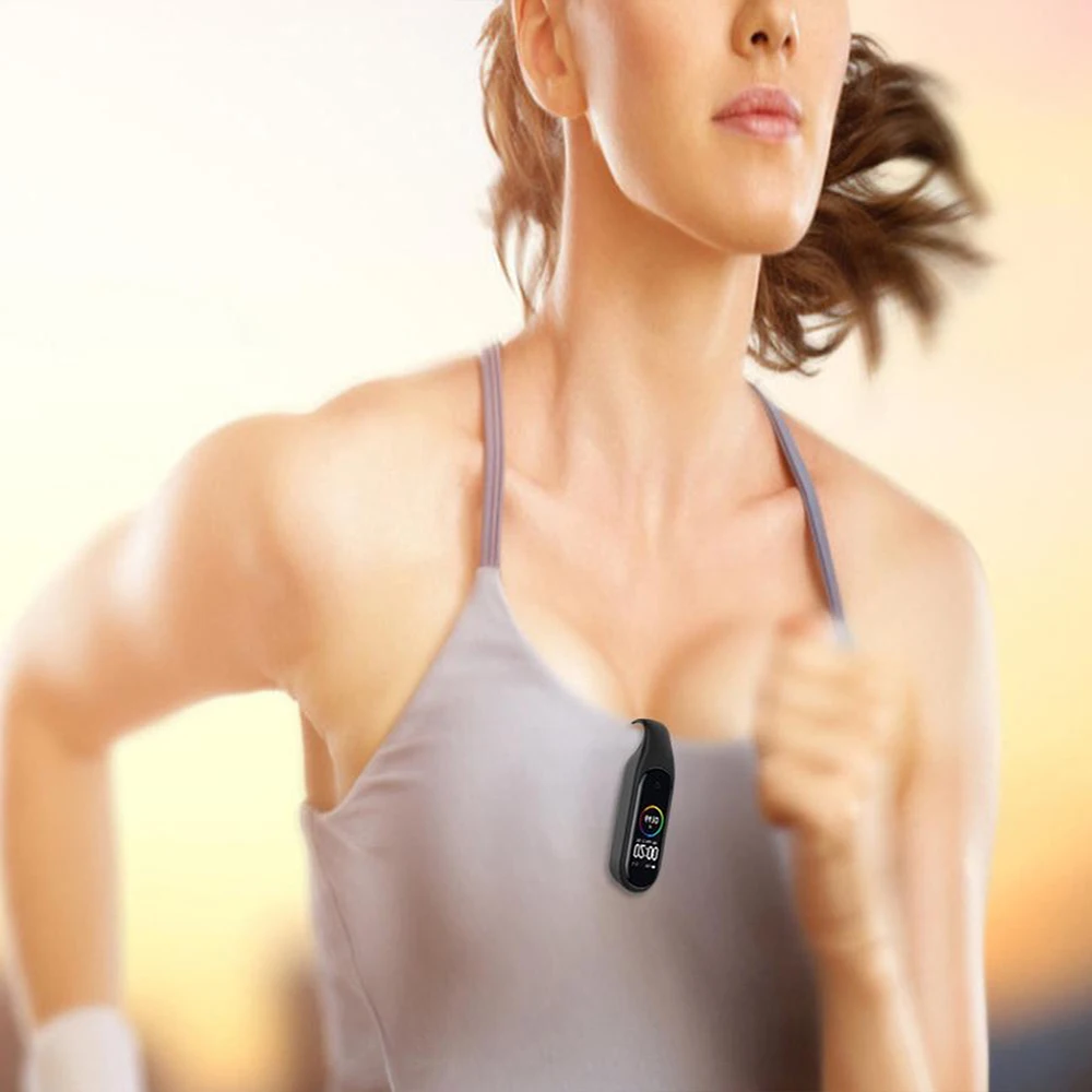 Чехол-клип для спортивного Xiaomi Mi Band 7 NFC из мягкого силикона с фиксатором для Xiaomi Band7 5 6.