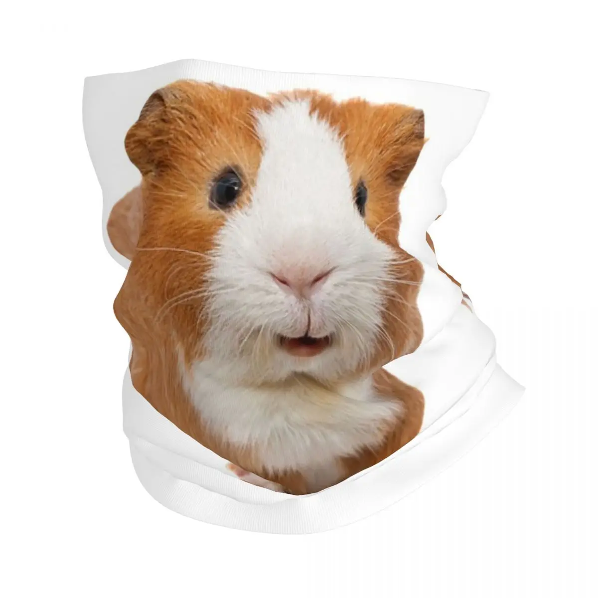 Красная морская свинка бандана на шею маска с принтом шарф многофункциональный