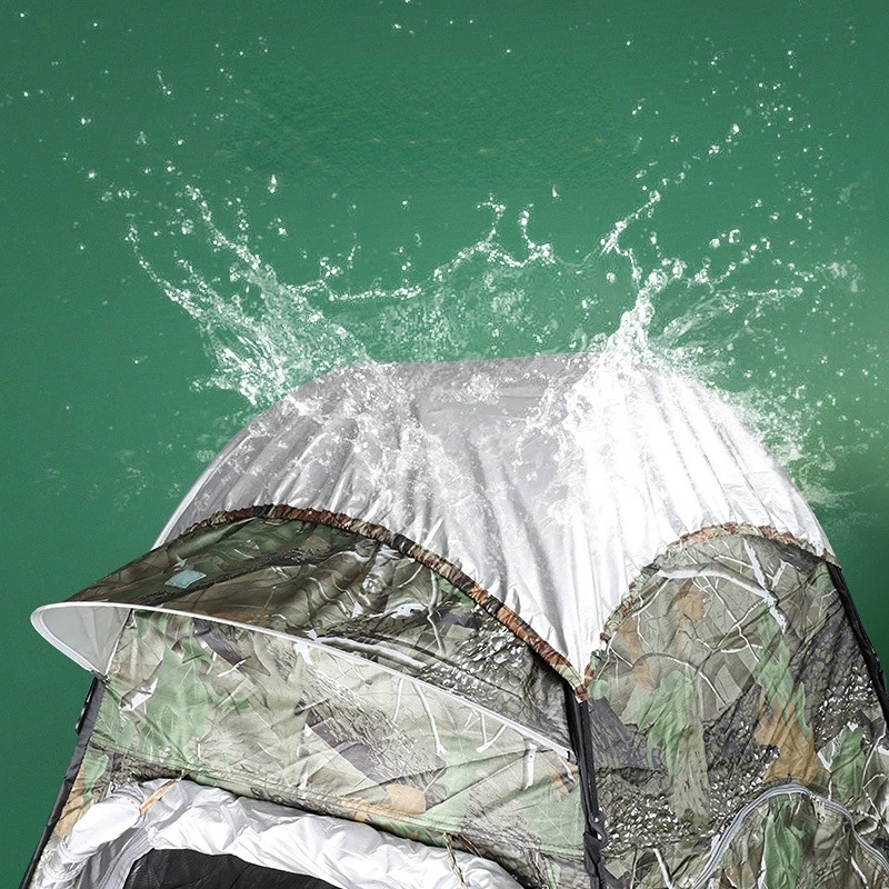 Камуфляжная рыболовная палатка 2 двери 4 стороны сетка для 1 человека защита от