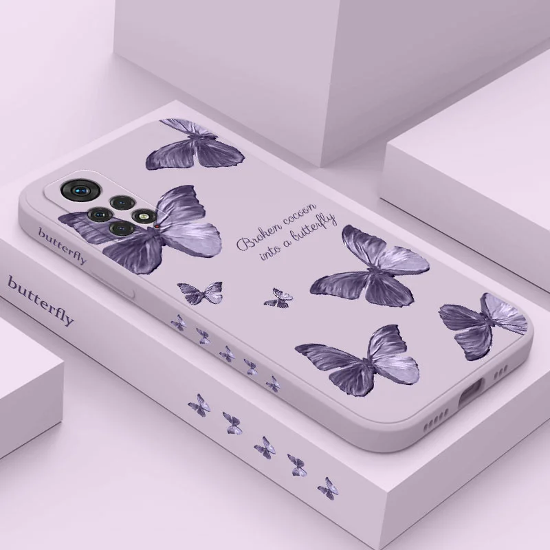 

Gorgeous Butterfly Phone Case For Xiaomi Redmi Note 12 12S 11 11S 11T 10 10A 10T 10S 9T 9 8 7 Pro Plus 10C 9A 9C 9T 4G 5G Cover