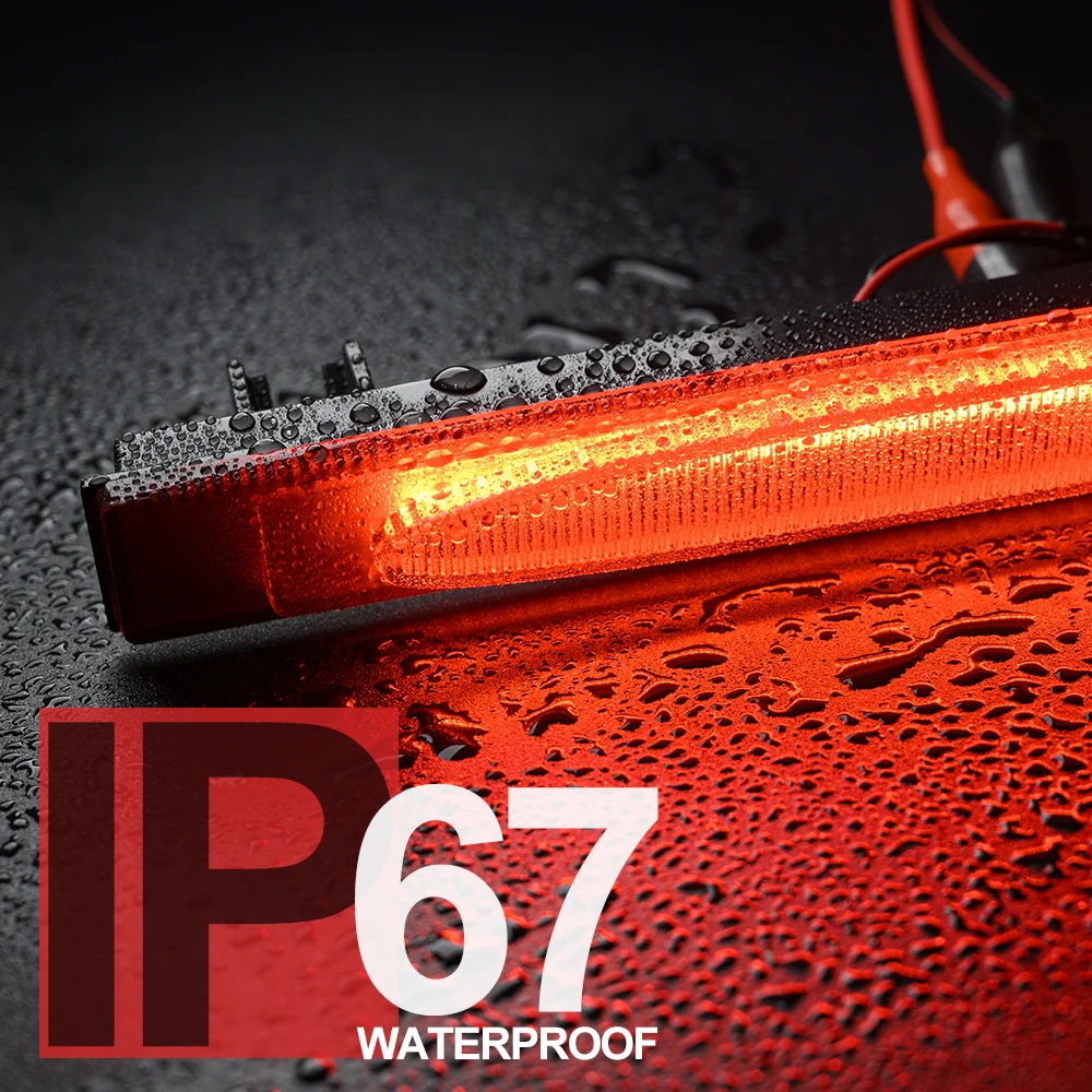 1x для Chevrolet Chevy Corvette C6 2005-2013 красная линза стробоскоп светодиодная крышка