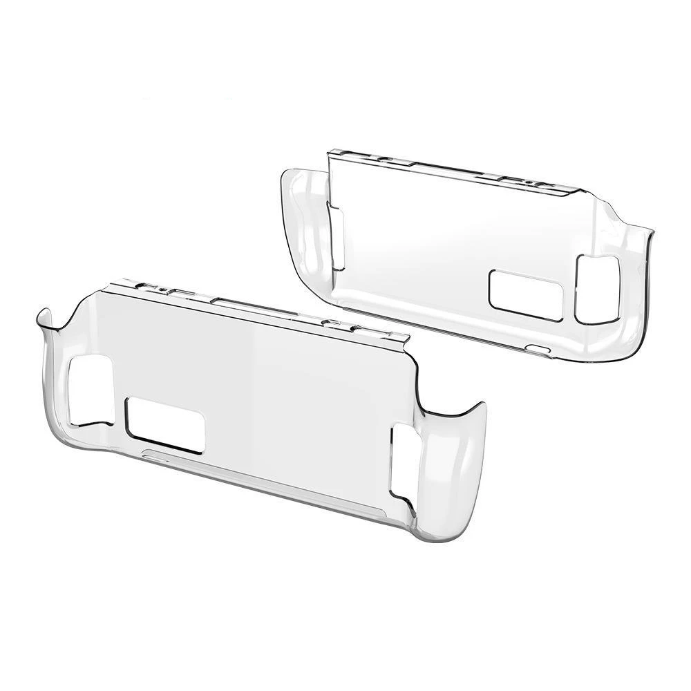

For Steam deck game console half wrapped transparent crystal case