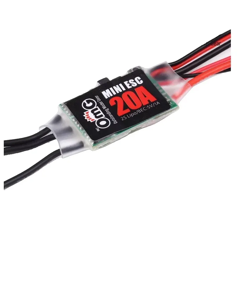 Фото DroMaOMG RAPIDO 20A Бесколлекторный ESC 5V1A для аксессуаров радиоуправляемых мини-машин масштаба 1/18, 1/24, 1/28. №3