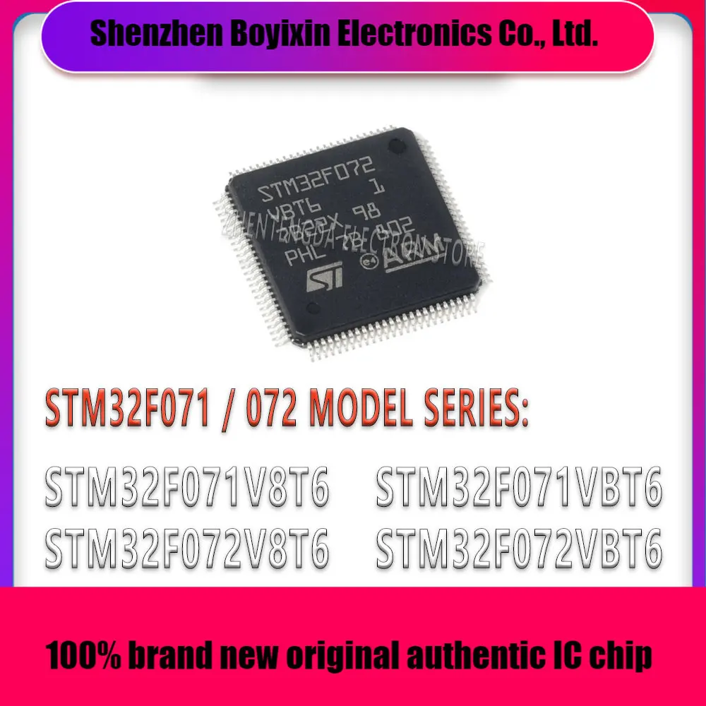 

STM32F071V8T6 STM32F071VBT6 STM32F072V8T6 STM32F072VBT6 STM32F071 STM32F072 STM32F STM32 STM IC MCU Chip LQFP-100