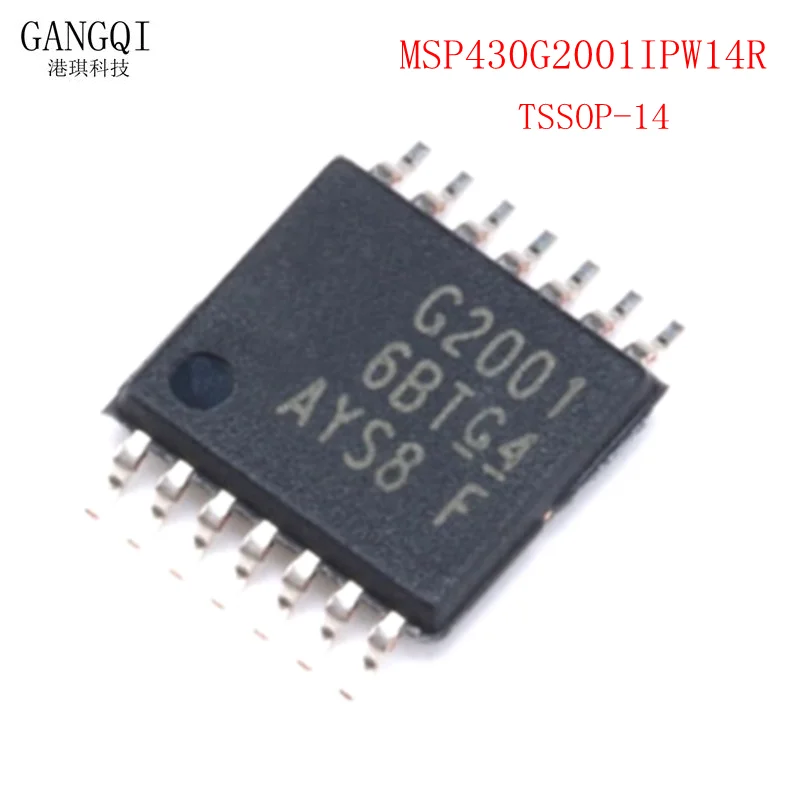5pcs/lot MSP430G2001IPW14R G2001 TSSOP14 MSP430G2001 430G2001 Micro controller New IC