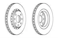 

DDF206 interior brake disc ASTRA F VECTRA A VECTRA B 1,6