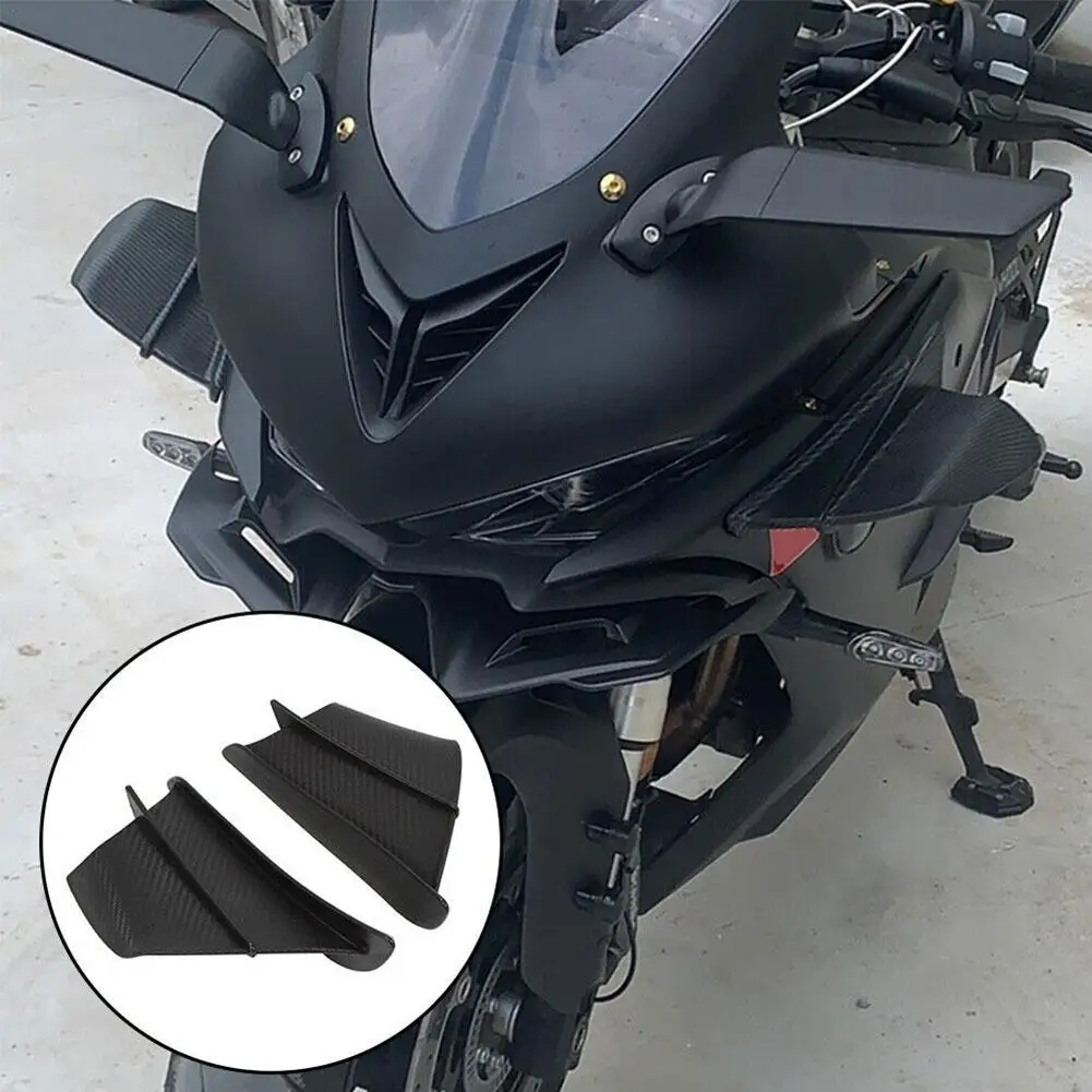 

For Yamaha YZF R1 R3 R6 For BMW R1200GS R1250GS LC S1000R RR For SUZUKI DUCATI Motorcycle Air Deflector Winglet Aerodynamic Wing