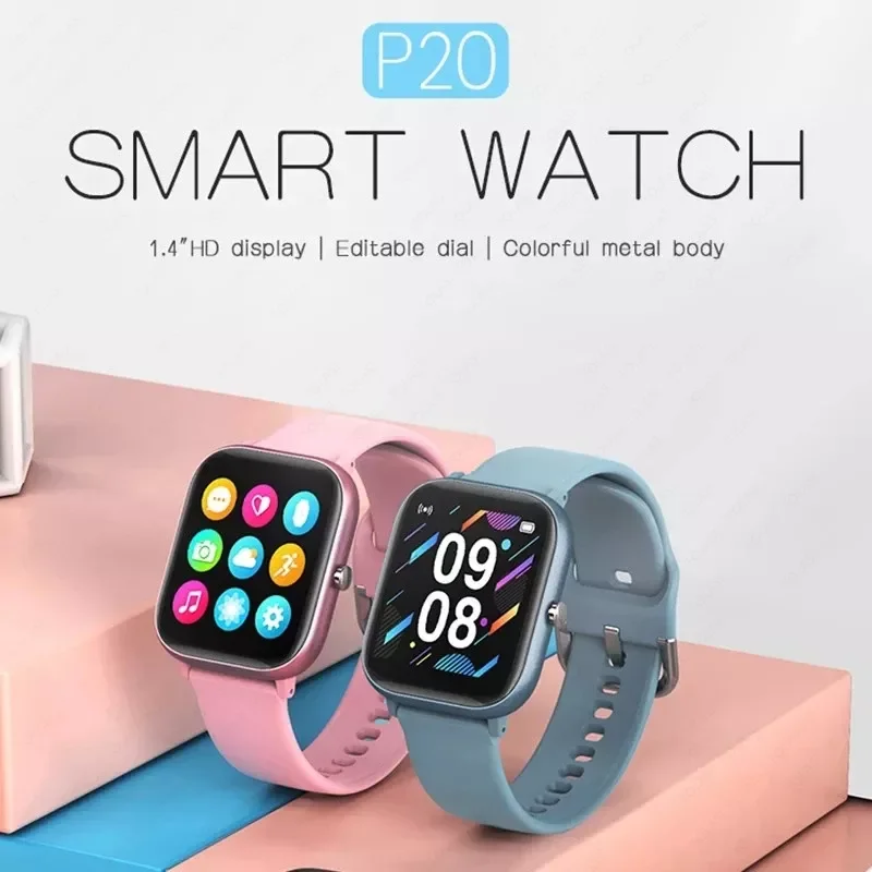 Smartwatch 1.4 Inch Smart Watch Men Full Touch Multi-Sport Mode Fitbit Smart Watch Women Heart Rate Monitor for IOS Android