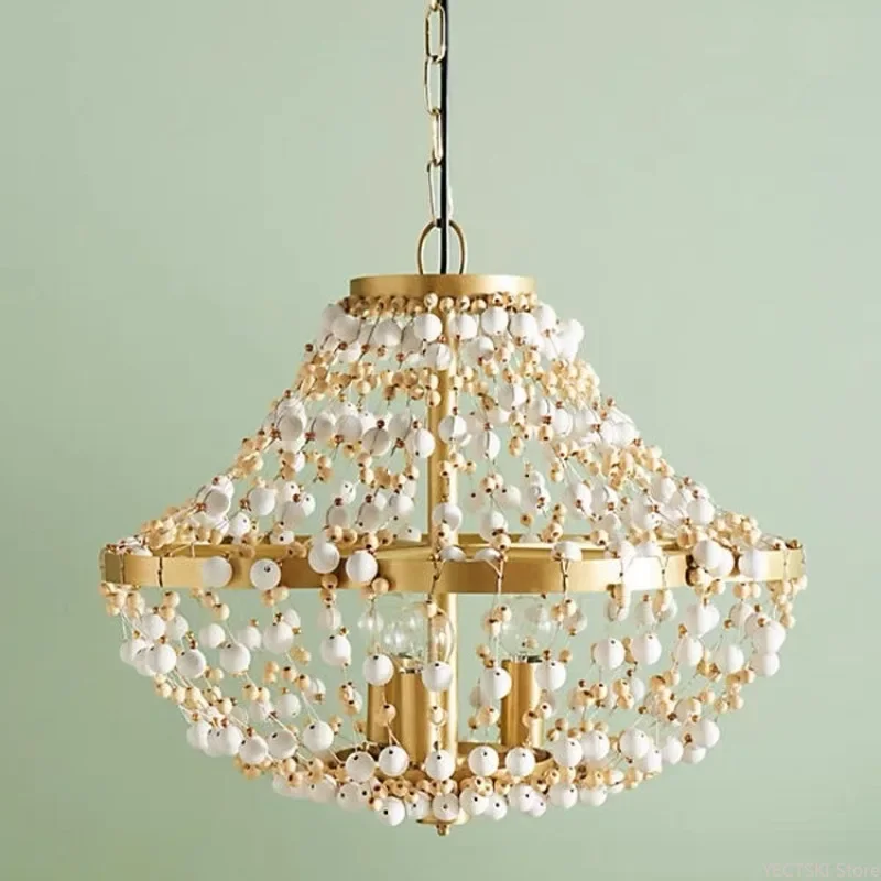 GHJUYIOL американский ретро-подвесной светильник для спальни столовой креативный