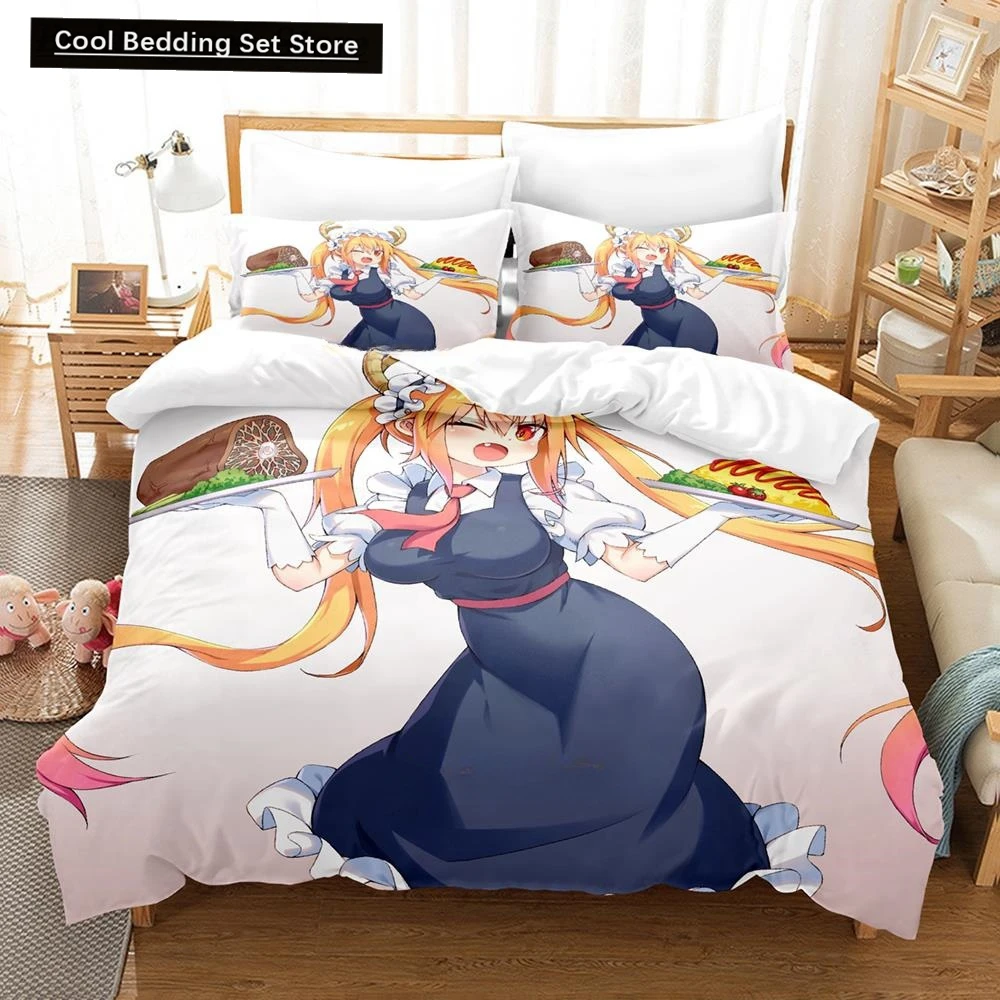 Комплект постельного белья Kawaii Girl Miss Kobayashi's Dragon Maid