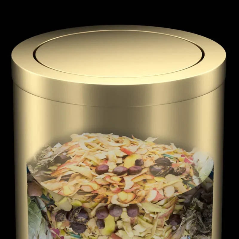 Водонепроницаемый дезодорант маленькая мусорная корзина металлический