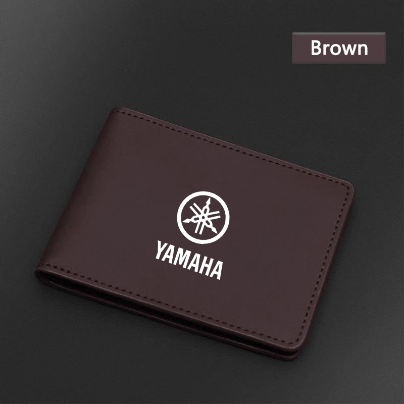 Для Yamaha R1 R3 R25 Mt-09 Mt07 Fazer Fz6 Xj6 R15 TMAX Moto Брелок Кожаная сумка Кредитная карта