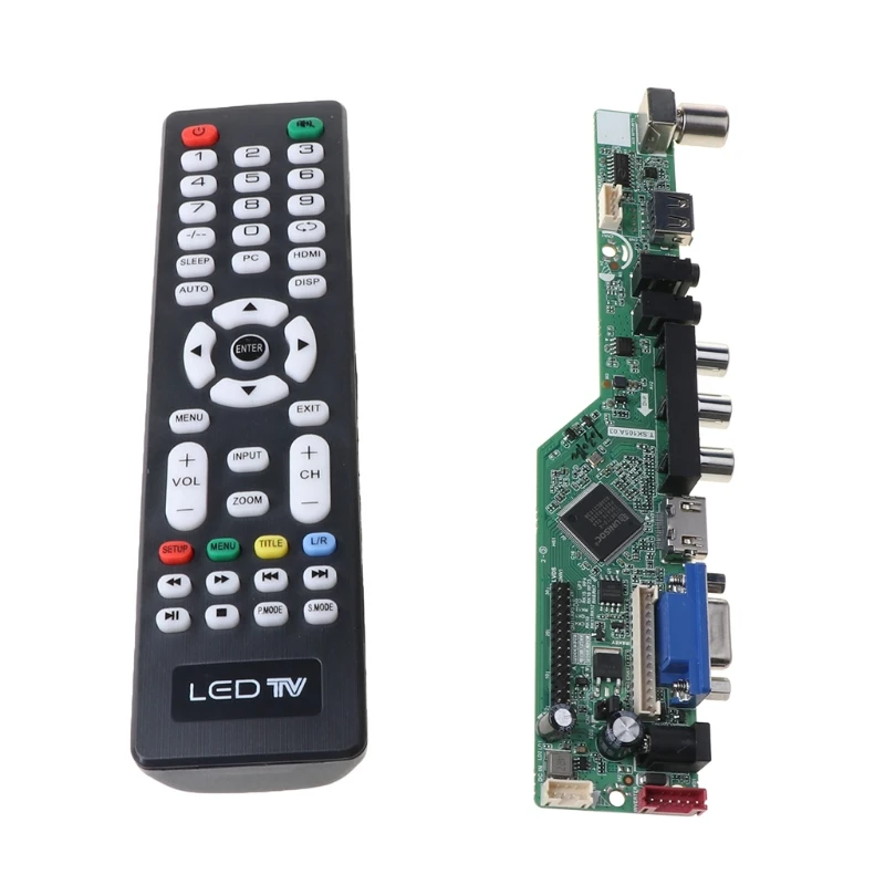 P82F Универсальный комплект платы драйвера ЖК-контроллера V29 AV TV VGA HDMI-совместимый