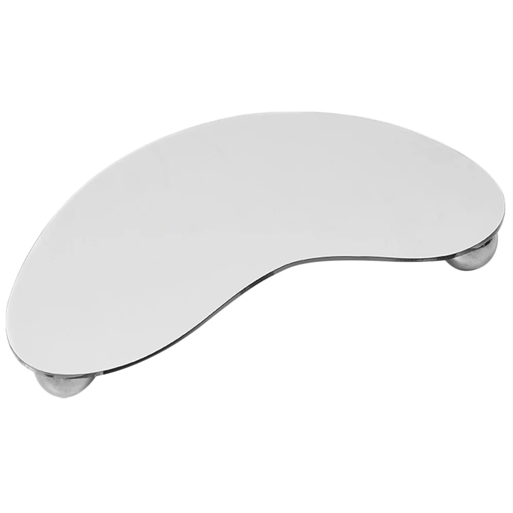 

Mirror Decorative Tray Acrylic Irregular Dresser Vanity Tray Footed Perfume Tray Jewelry Display Makeup Organizer Guest Towel