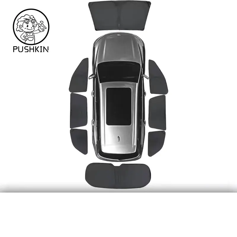 Полностью Черный Автомобильный солнцезащитный козырек для Lixiang L7 L8 L9 L6 2024, занавески для боковых окон, защита от солнца спереди и сзади, теплоизоляция, солнцезащитный козырек