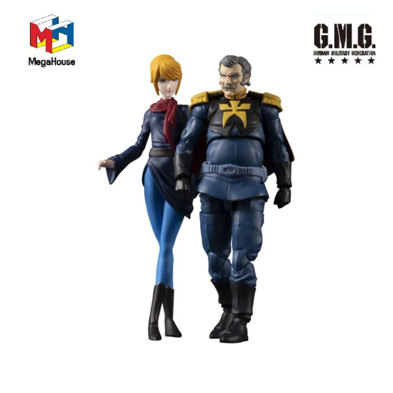 In Stock Original MegaHouse MH GMG Ramba Ral Crowley Hamon MOBILE SUIT GUNDAM 1979 Animation Character Model Action Toys Gifts