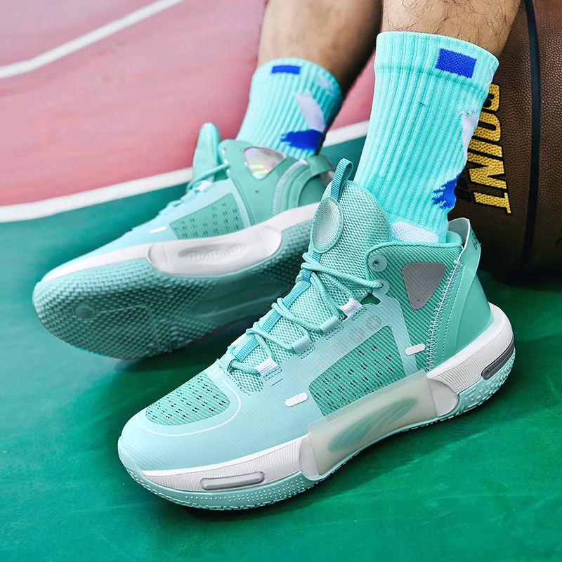 Professional Mesh Breathable Men's Basketball Shoes High-quality Non-Slip Women Basketball Sneakers Comfortable Men Sports Shoes