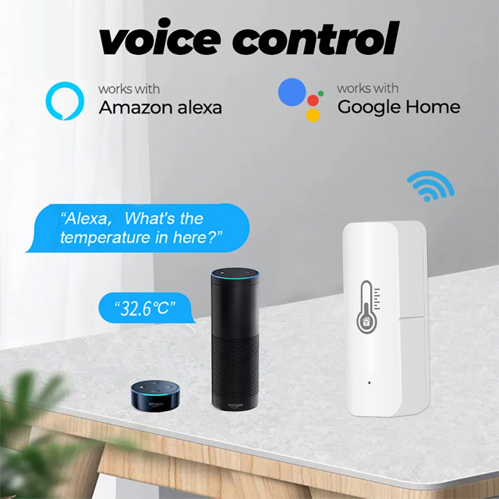 

Детектор температуры и влажности, 2,4 ГГц, Wi-Fi, Bluetooth