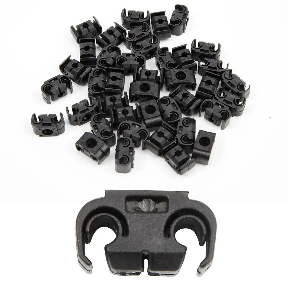 

Gasket Line Clip 4.75mm 40pcs Accessories Brake Line Holder Double Brake Plastic Practical Durable High Quality